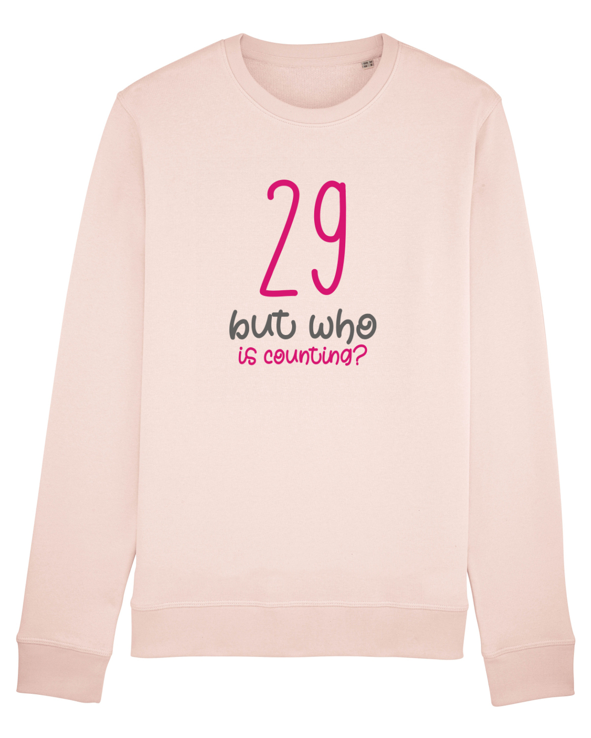 Bluză mânecă lungă Unisex Rise Candy Pink