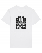 Be A Better HUMAN! Tricou mânecă scurtă Unisex Rocker