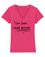 Tricou indecis obraznic Tricou mânecă scurtă guler V Damă Evoker