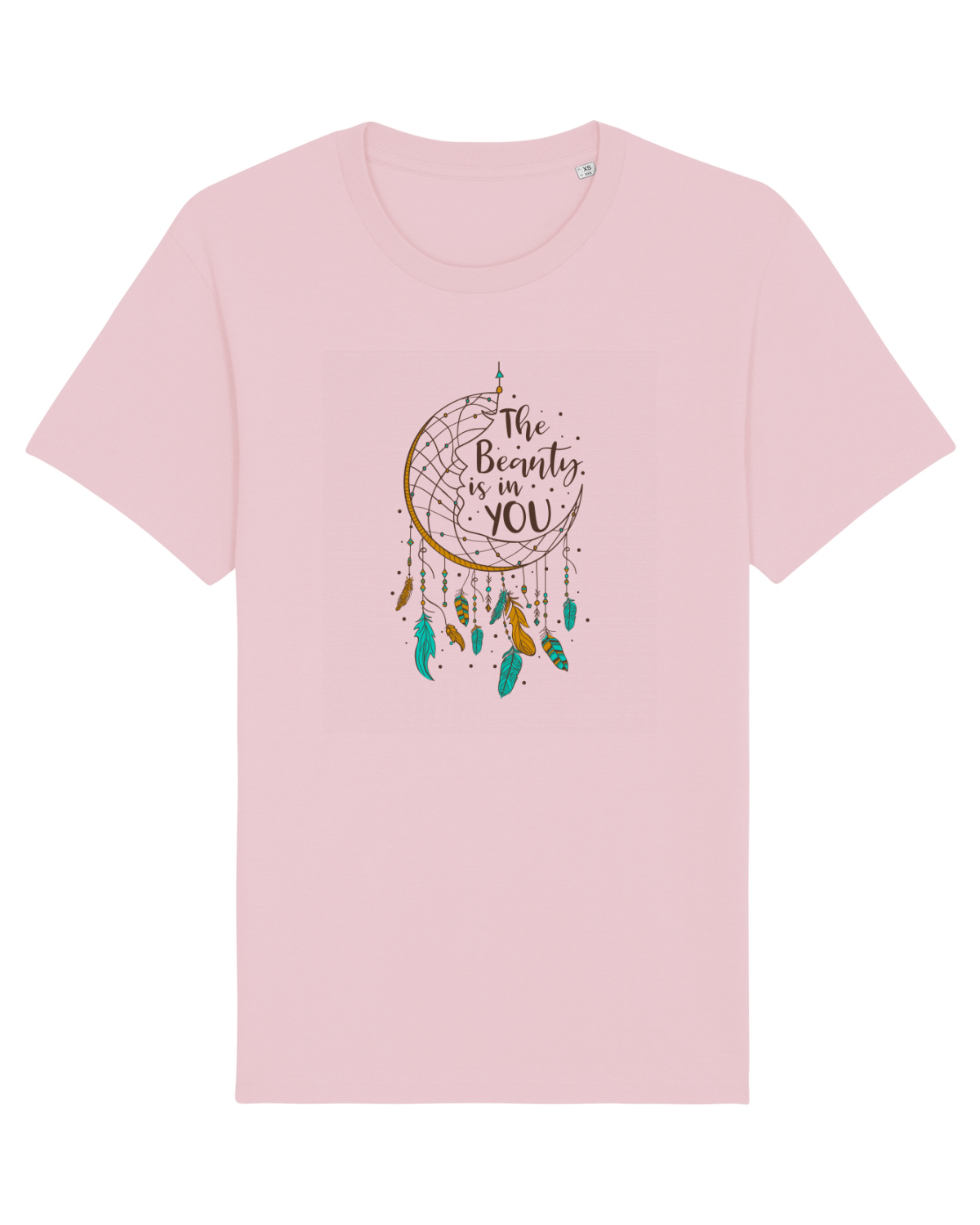 Tricou mânecă scurtă Unisex Rocker Cotton Pink