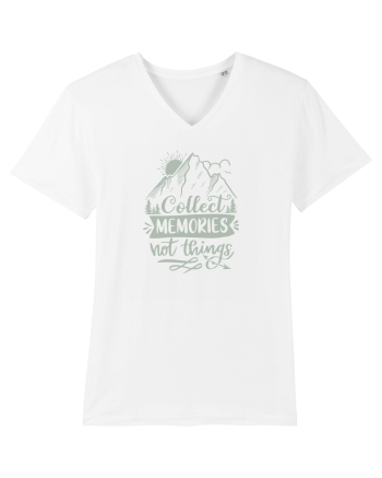 Collect Memories Not Things White