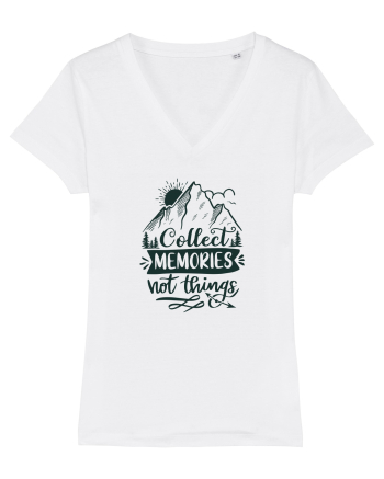 Collect Memories Not Things White
