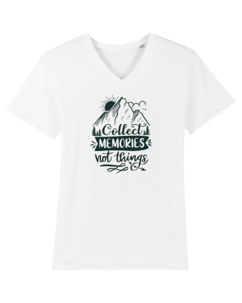 Collect Memories Not Things White