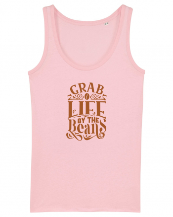 Grab Life By The Beans Cotton Pink