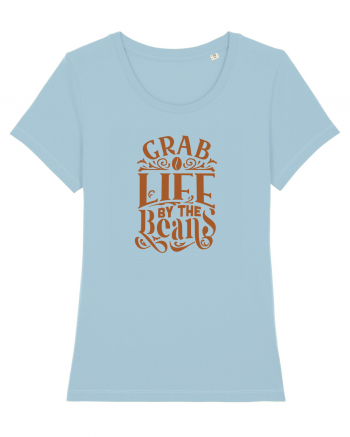 Grab Life By The Beans Sky Blue