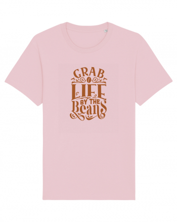 Grab Life By The Beans Cotton Pink