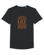 Grab Life By The Beans Tricou mânecă scurtă guler larg Bărbat Skater