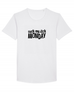 Monday mood Tricou mânecă scurtă guler larg Bărbat Skater