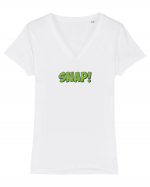 Snap! Tricou mânecă scurtă guler V Damă Evoker