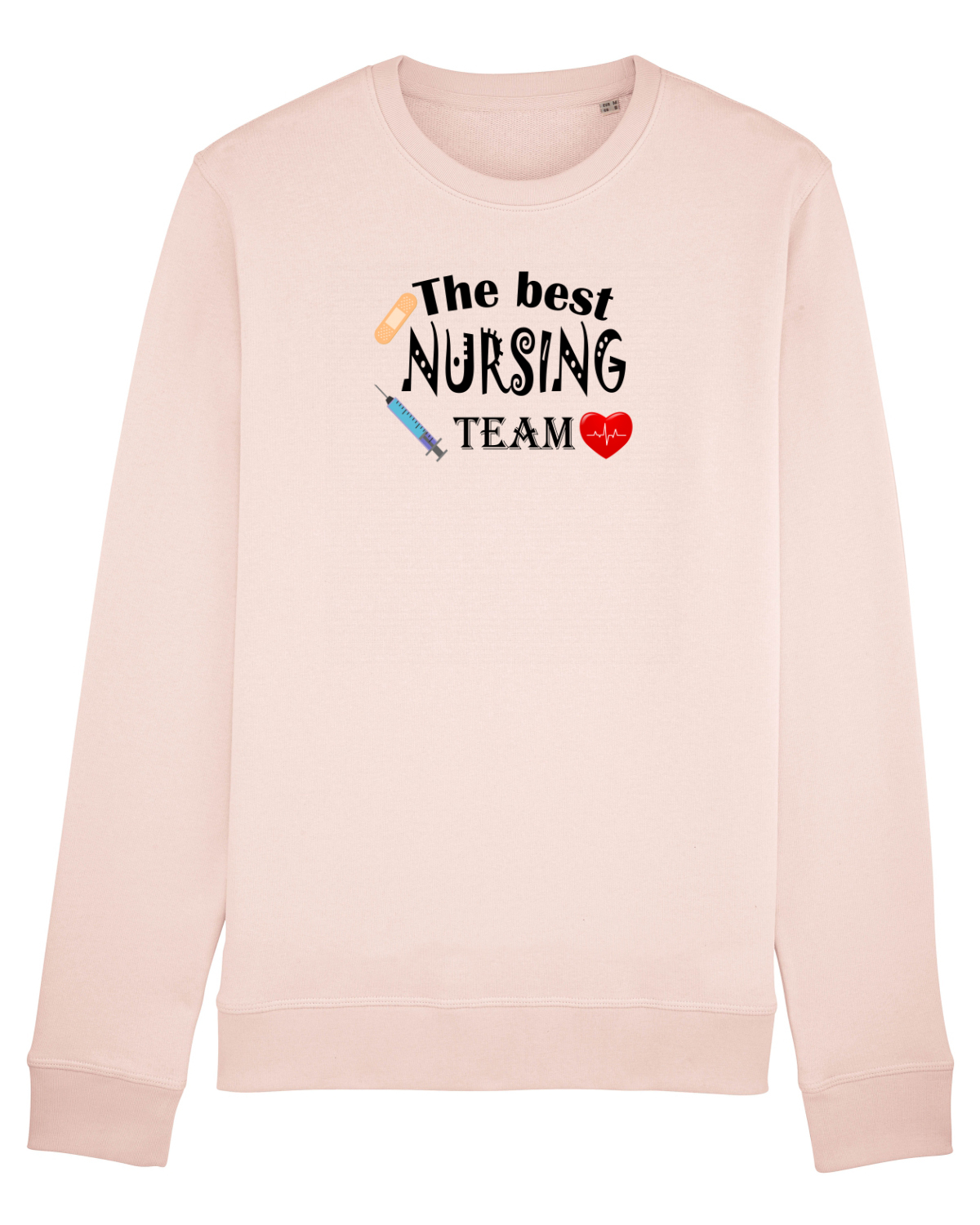 Bluză mânecă lungă Unisex Rise Candy Pink