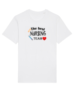 The best NURSING team Tricou mânecă scurtă Unisex Rocker