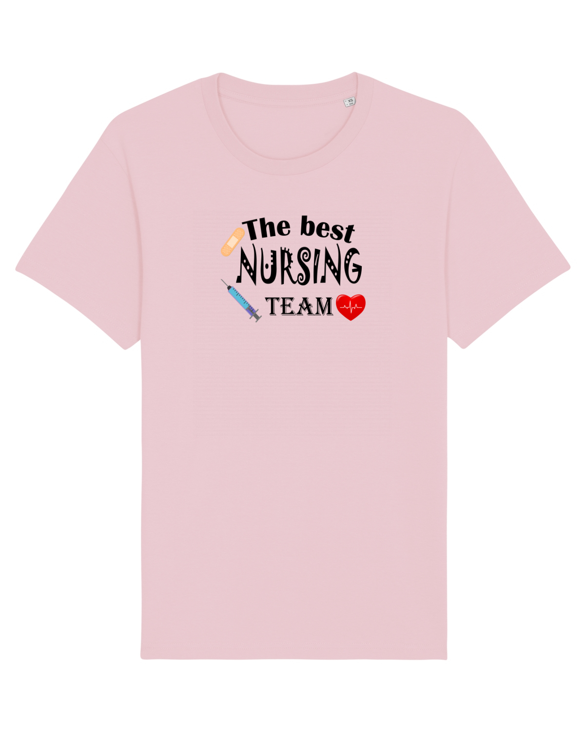 Tricou mânecă scurtă Unisex Rocker Cotton Pink