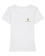 Press it! Tricou mânecă scurtă guler larg fitted Damă Expresser