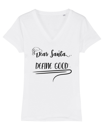 Tricou indecis cuminte White
