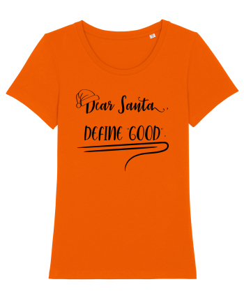 Tricou indecis cuminte Bright Orange