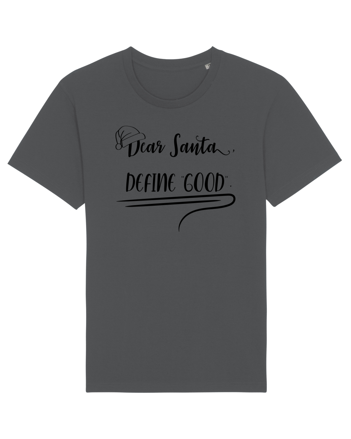 Tricou mânecă scurtă Unisex Rocker Anthracite