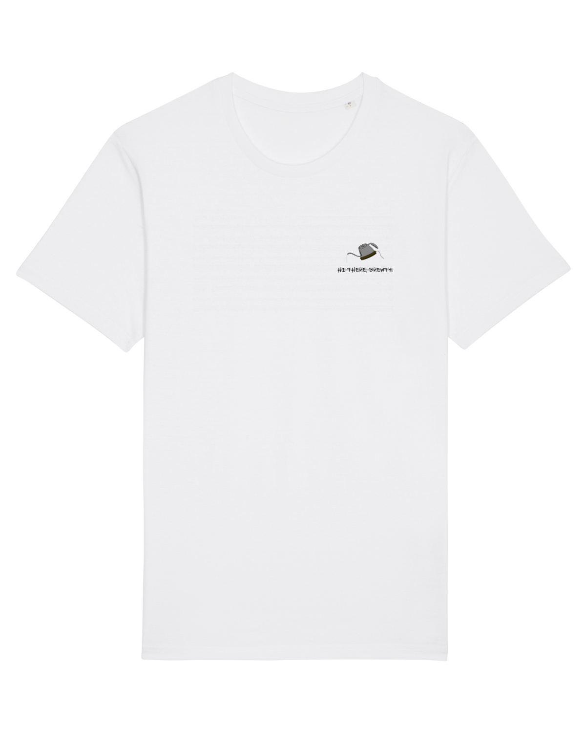 Tricou mânecă scurtă Unisex Rocker White