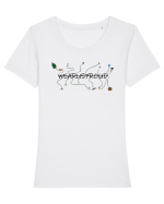 Share it! Tricou mânecă scurtă guler larg fitted Damă Expresser
