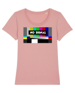 No signal Tricou mânecă scurtă guler larg fitted Damă Expresser