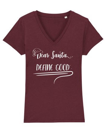 Tricou indecis cuminte Burgundy