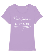 Tricou indecis cuminte Tricou mânecă scurtă guler larg fitted Damă Expresser