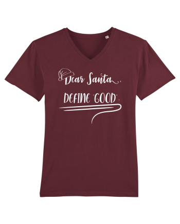 Tricou indecis cuminte Burgundy