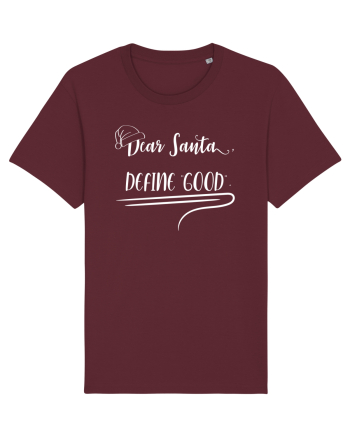 Tricou indecis cuminte Burgundy