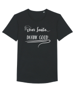 Tricou indecis cuminte Tricou mânecă scurtă guler larg Bărbat Skater