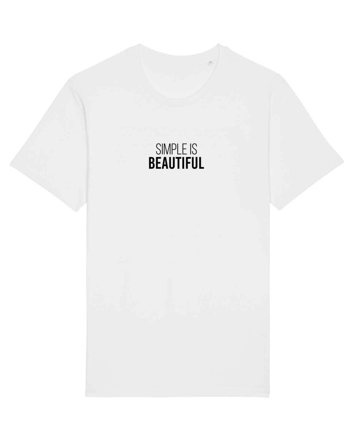 Tricou mânecă scurtă Unisex Rocker White
