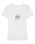 Stop making Drama Tricou mânecă scurtă guler larg fitted Damă Expresser