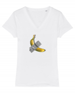 banana Tricou mânecă scurtă guler V Damă Evoker