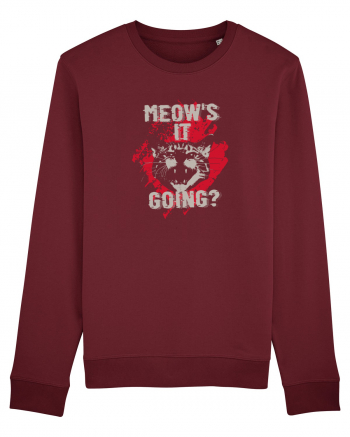 Meow It's Going? Burgundy