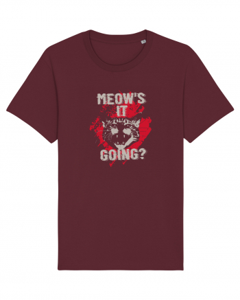 Meow It's Going? Burgundy