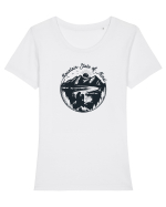 Mountain State Of Mind Tricou mânecă scurtă guler larg fitted Damă Expresser