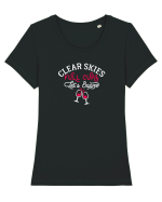 Let's Booze! Tricou mânecă scurtă guler larg fitted Damă Expresser