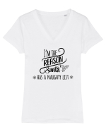 Declarație Tricou mânecă scurtă guler V Damă Evoker
