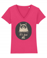 CAT - It's Just Me Tricou mânecă scurtă guler V Damă Evoker