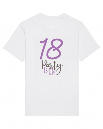 18 Ani - Party is On White