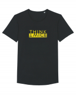 Think Twice Tricou mânecă scurtă guler larg Bărbat Skater