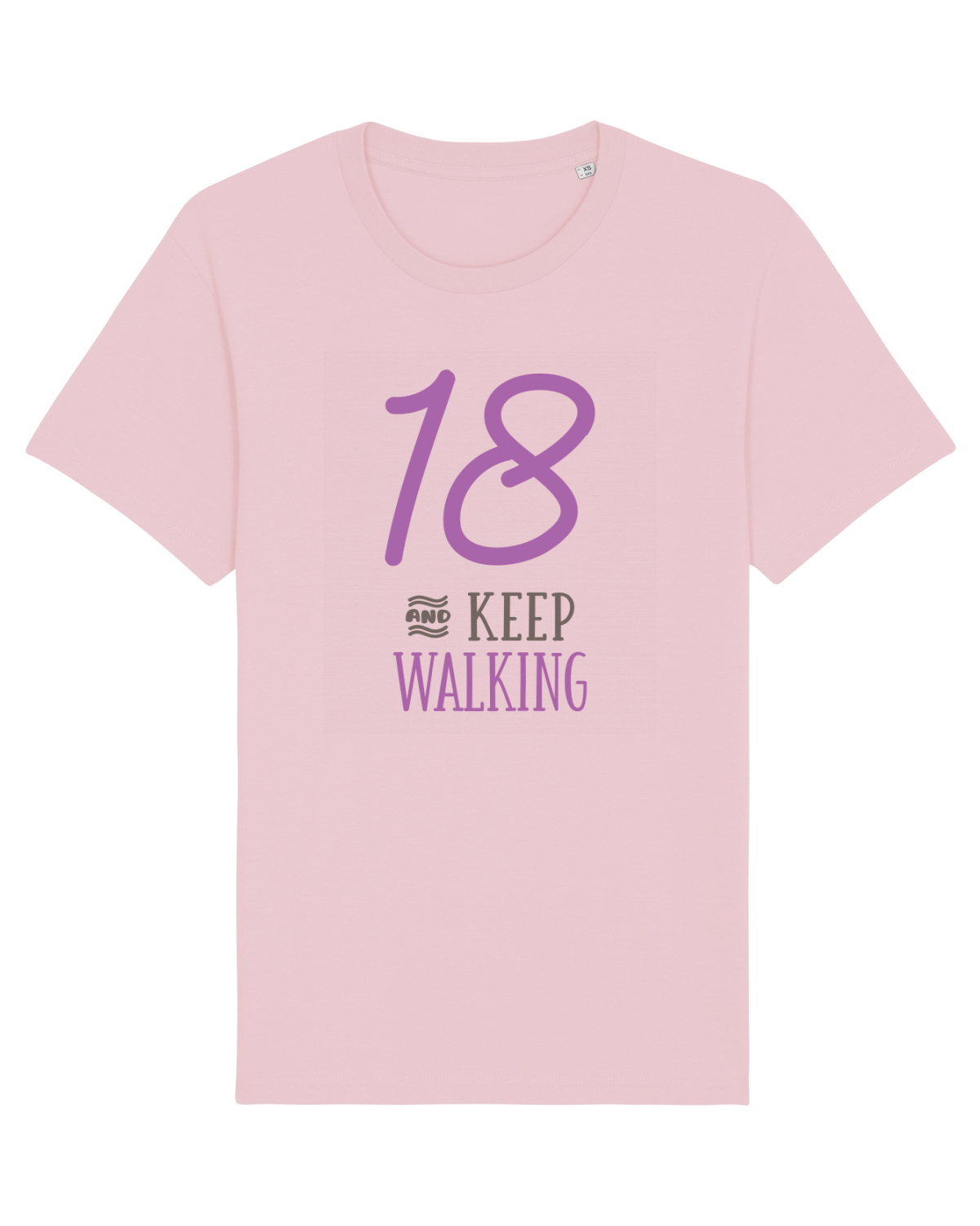 Tricou mânecă scurtă Unisex Rocker Cotton Pink
