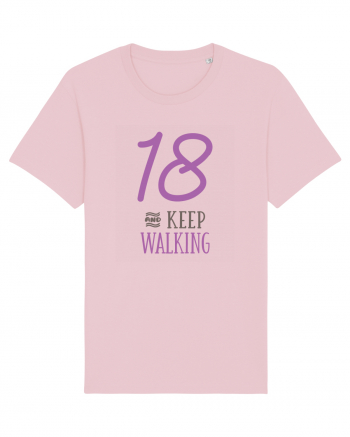 18 Ani - Keep Walking Cotton Pink