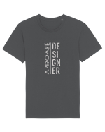 Aproape DESIGNER Tricou mânecă scurtă Unisex Rocker