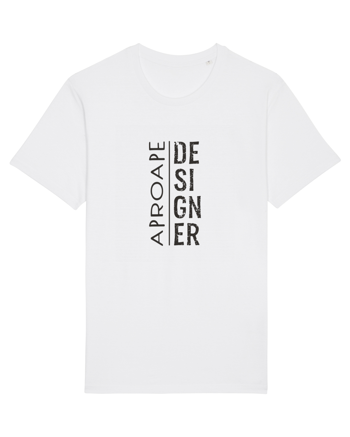 Tricou mânecă scurtă Unisex Rocker White