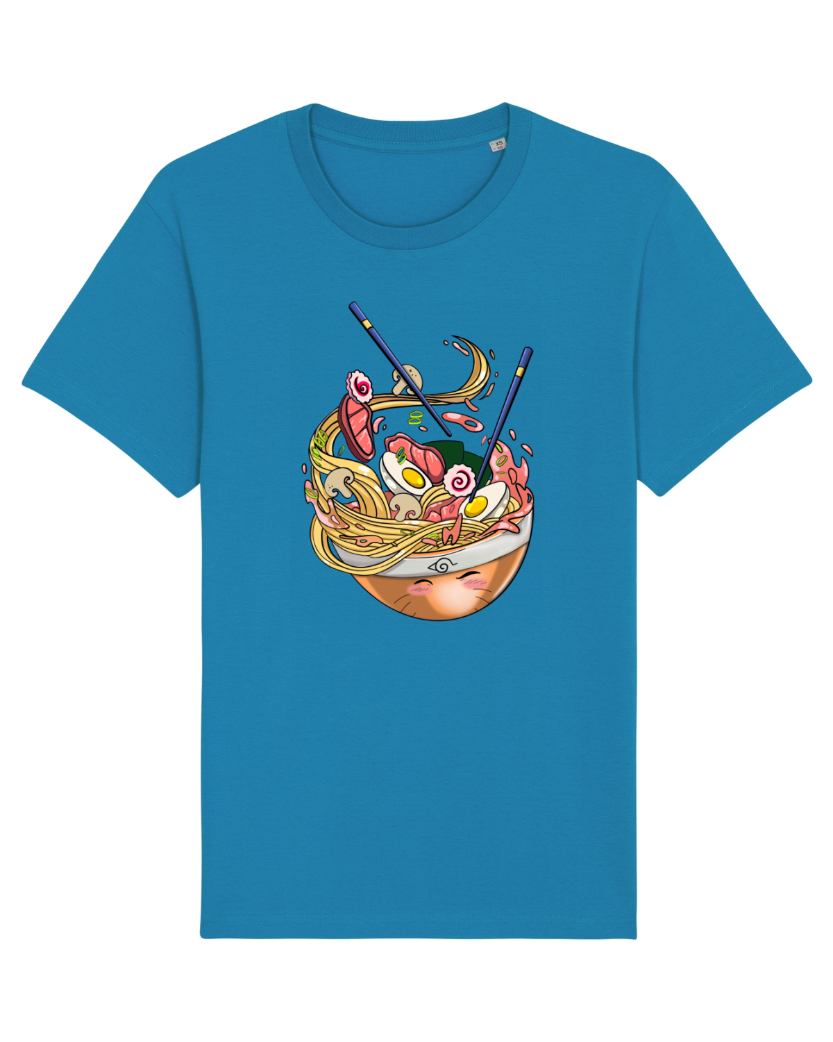 Tricou mânecă scurtă Unisex Rocker Azur