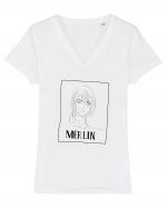 Seven Deadly Sins - Merlin  Tricou mânecă scurtă guler V Damă Evoker