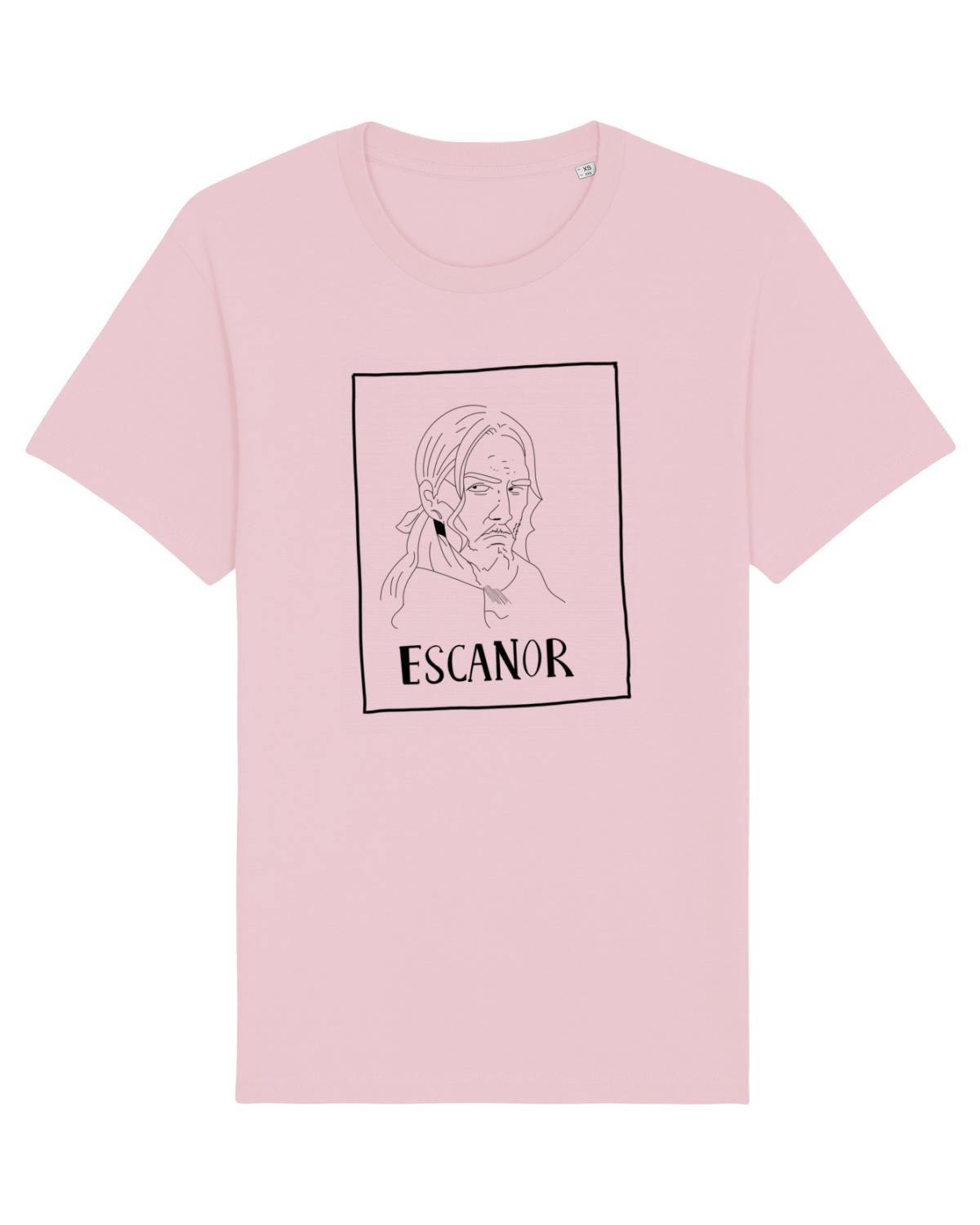 Tricou mânecă scurtă Unisex Rocker Cotton Pink