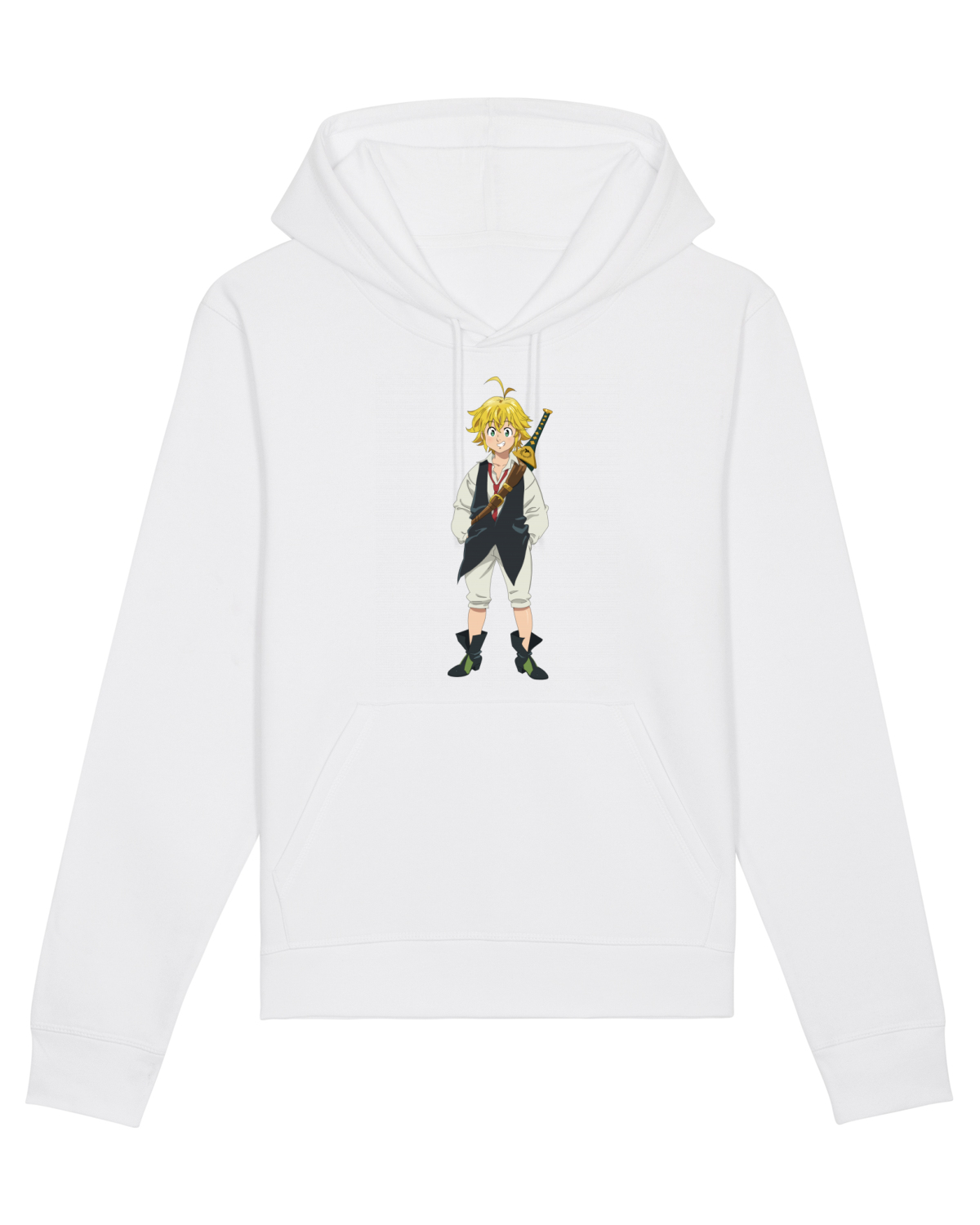 Hanorac Unisex Drummer White