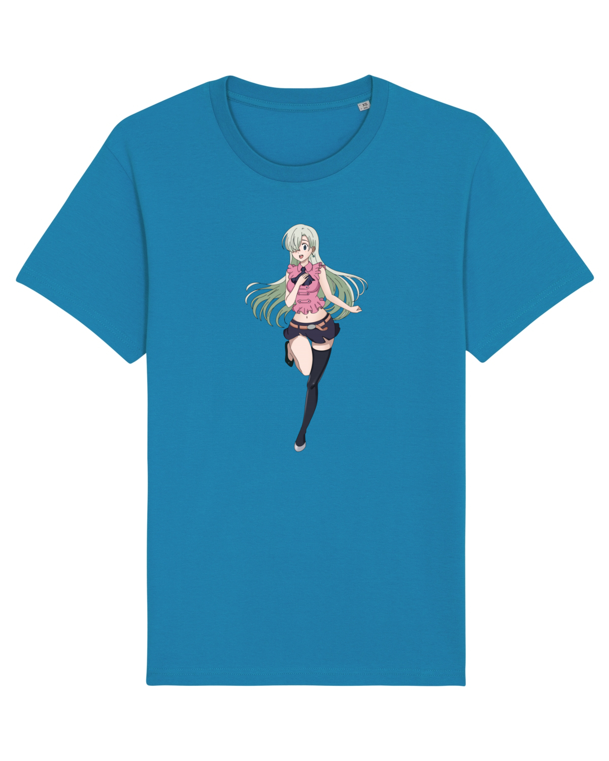 Tricou mânecă scurtă Unisex Rocker Azur