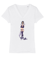 Seven Deadly Sins - Merlin Tricou mânecă scurtă guler V Damă Evoker