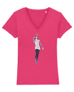 Seven Deadly Sins - Gowther Tricou mânecă scurtă guler V Damă Evoker